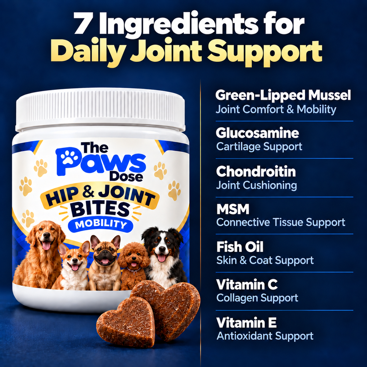Add Years to Your Dog's Life with Hip & Joint Bites